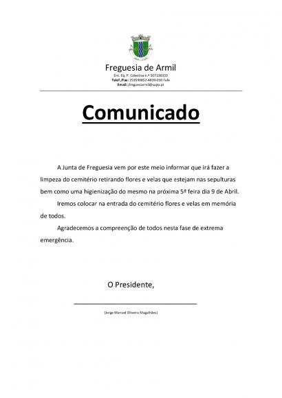 LIMPEZA DO CEMITÉRIO